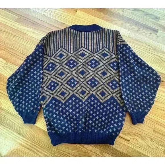 Vintage Grandpa Granola Girl oversized sweater fall gorpcore | SIZE S/M - Picture 7 of 7